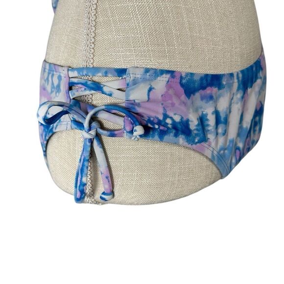 BECCA Blue & Purple Tie Dye Bikini Swimsuit Set - Picture 8 of 12